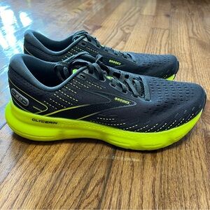 Brooks Glycerin 20 Women’s Running Shoe Like New, Barely Used Black Lime 8.5
